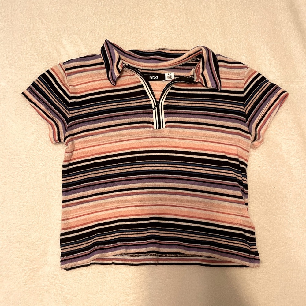 BDG striped crop top